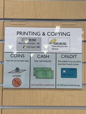 Printing & copying cost