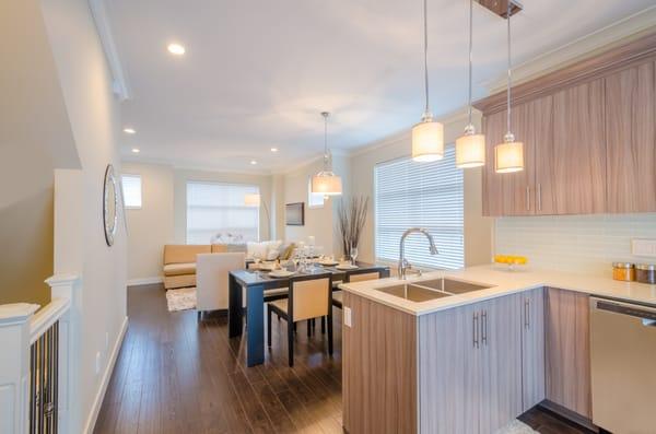 Dining room, kitchen remodel