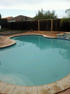 CBW pool Svc. leaves your pool sparkling clean