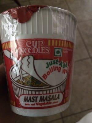 Mast masala in cup o' noodles...never tried it before