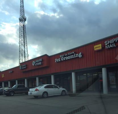 Front of shop in The Oaks shopping strip.