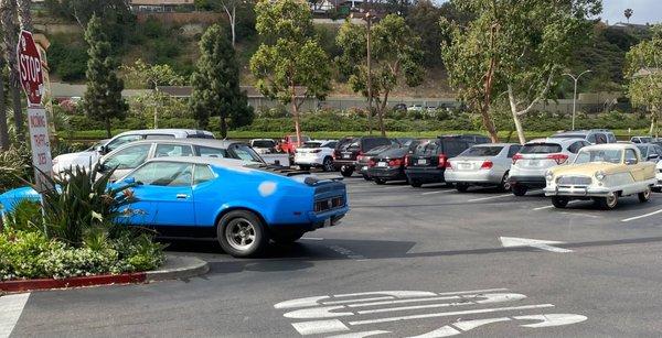 It looked like a car show outside with a Mach 1 & a Metro!!!