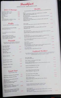 Menu 9/18/22