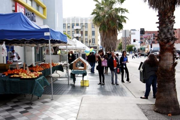 Convenient location--along Hollywood blvd at the Hollywood/Western Metro plaza entrance.