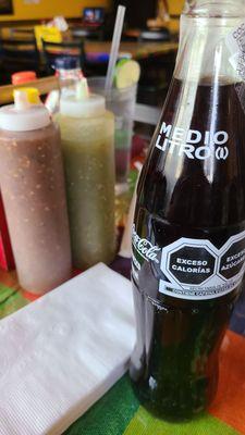 Mexican Coke, salsas