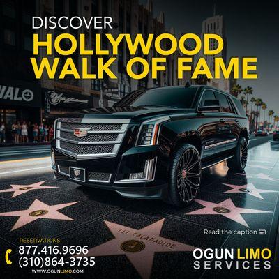 Book your Ogun Limo experience today! Visit www.ogunlimo.com or call 877.416.9696 to reserve your ride. Let us make your Hollywood adventure