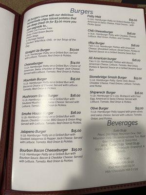 Menu as of 10/20/23 (4/5)