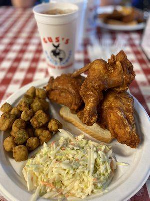 Best fried chicken around! Happy Gus's finally made it to Dallas!