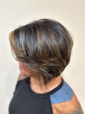 Natural blend highlights WEST VIBE SALON NYC