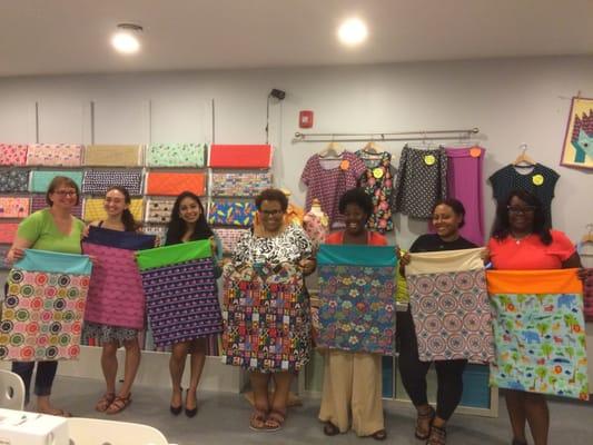 Week 1 of our 3-week Beginner Sewing series. Learn how to use a sewing machine and make a pillowcase.