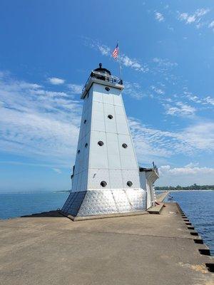 The Leaning Lighthouse of Ludington