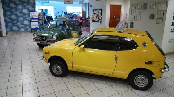 Hondas in Service Area