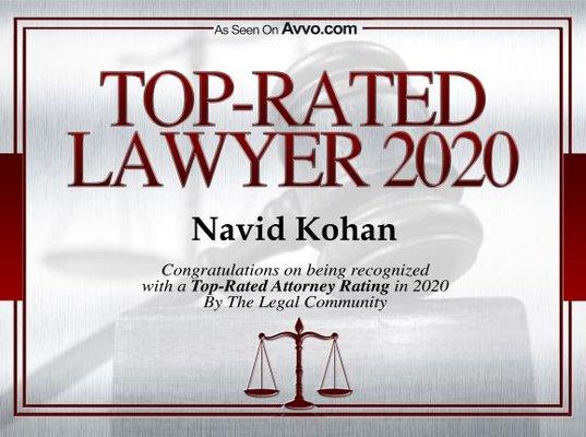 Top-Rated Lawyer 2020 Bankruptcy and Car Accidents