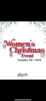 Woman's Christmas event 12-07-24