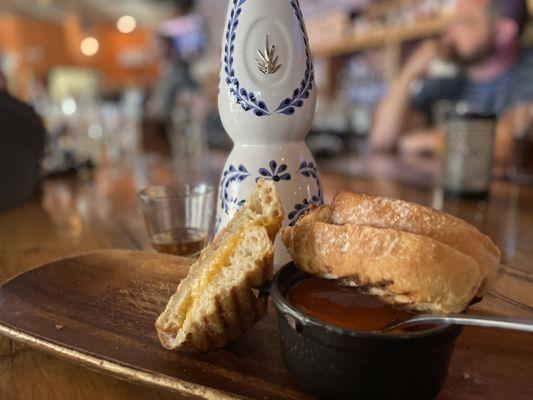 Grilled cheese With tomato soup