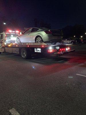 Towed car