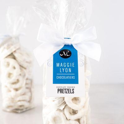 White Chocolate Covered Pretzels