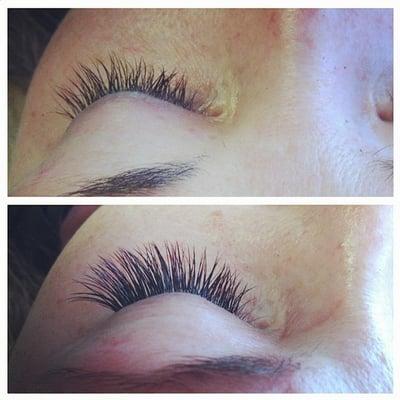 Customized Full Set of Semi Permanent Eyelash Extensions