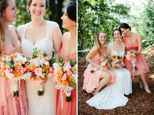 Bride and Bridesmaid's hair and makeup done by Entourage Salon & Spa

Ashley Forrette Photography