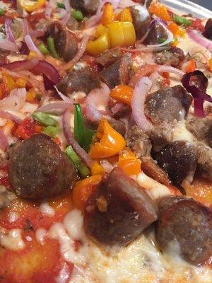 Papa's Loaded Sausage Pizza