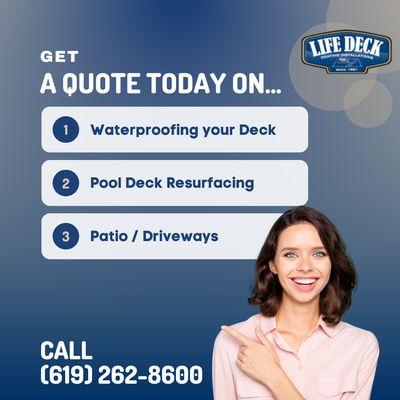 Life Deck Coating Installations