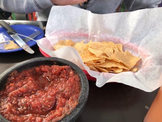 The famous salsa from Taco Lucha