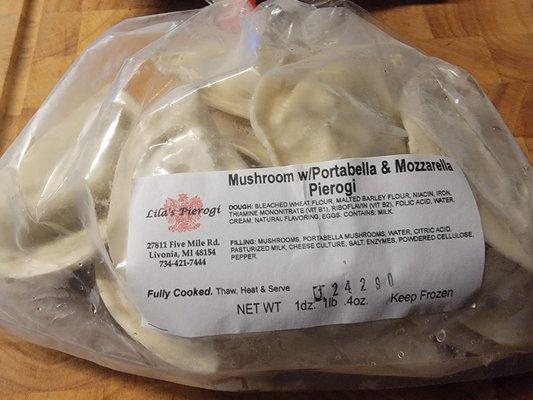 Mushroom Pierogies. DELICIOUS