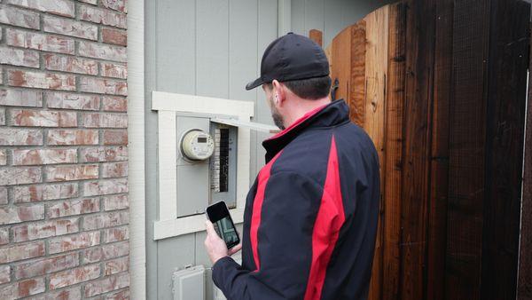 Outdoor control board inspection