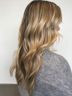 The most natural looking extensions, done by Kathryn at Little Moon Salon.