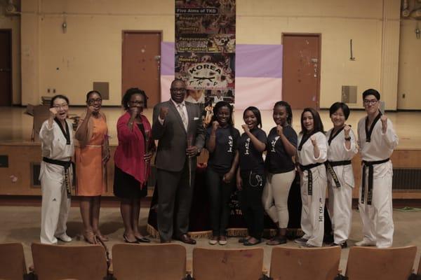 after TKD Belt Graduation Ceremony @ FLAGS High School !