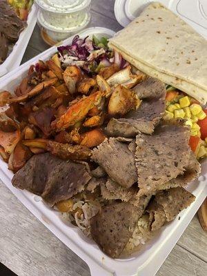 3. Combo Gyros Plate