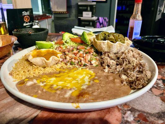 Carnitas plate