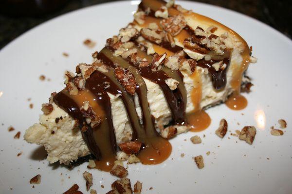 A customer favorite, Turtle cheesecake