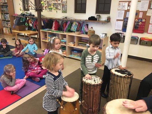 Africa unit at the Neighborhood Children's House.