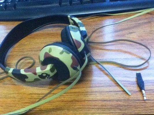 RIP camo headphones I'm going to have to use the "aggressive listener" warranty.