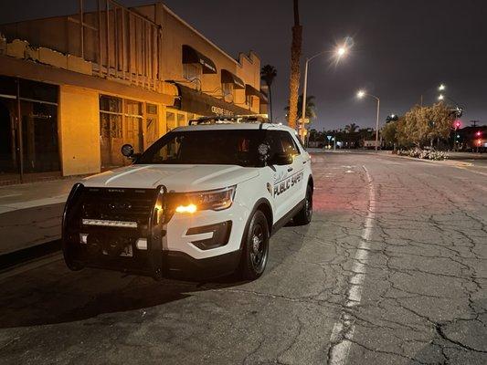 On patrol in the City of Long Beach, Naples.