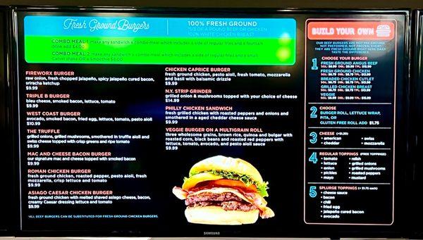 Menu burgers - June 2022