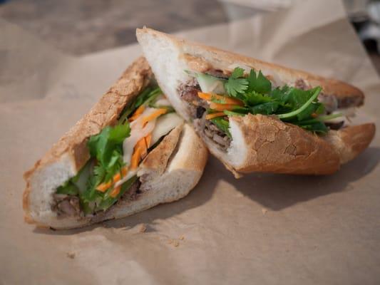 Banh Mi Lemongrass Grilled Beef (with Pate)