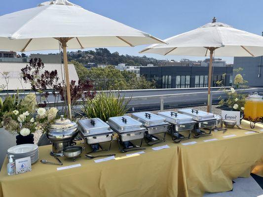 Roof Top Corporate Lunch @Notion in San Francisco