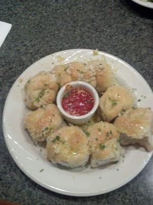 Yummy garlic knots!