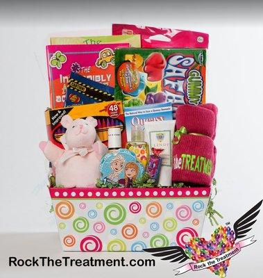 Children's Large Chemo Basket - Girl