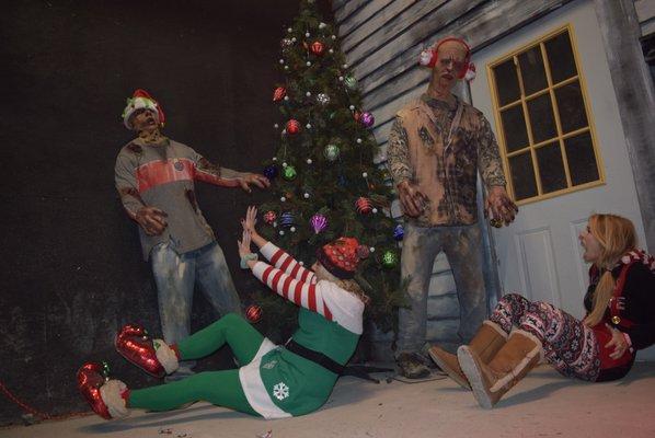 Walkers on the loose at  A Creepy Christmas 2018