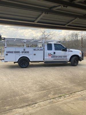 Service Truck is clearly marked and Technician always wears a company shirt.