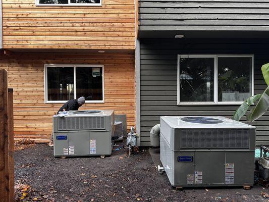 Heat pump installations