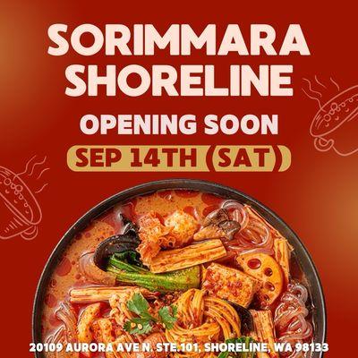 Opening soon 9/14