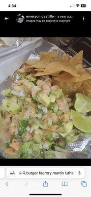 Ceviche de pescado