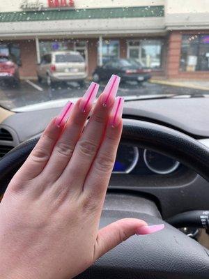 Simple pink set