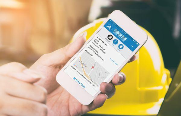 Foundation Accelerator's Crew Management app gives contractors a mobile solution for tracking crew labor hours.