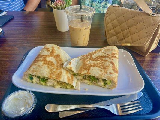 Chicken Pesto Quesadilla