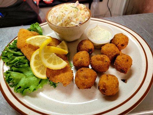 fish & Chips with house-made tartar sauce